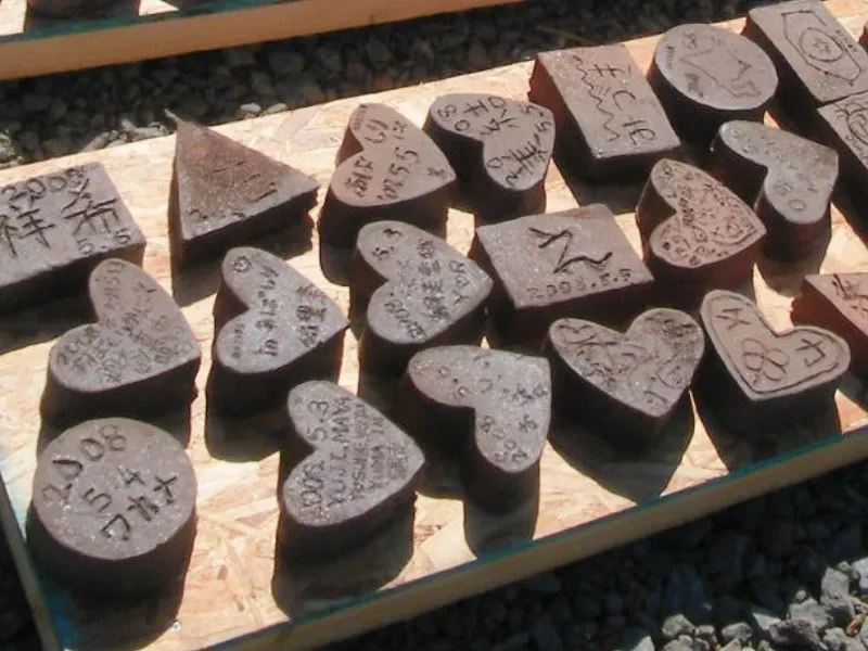 レンガ造りの例